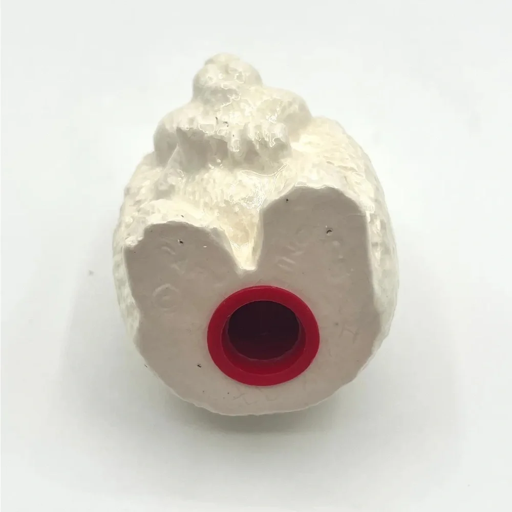 Cream Ceramic Hedgehog Salt or Pepper Shaker